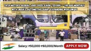 Tata Motors Global Jobs 2025