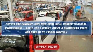 Toyota Car Company Jobs 2025