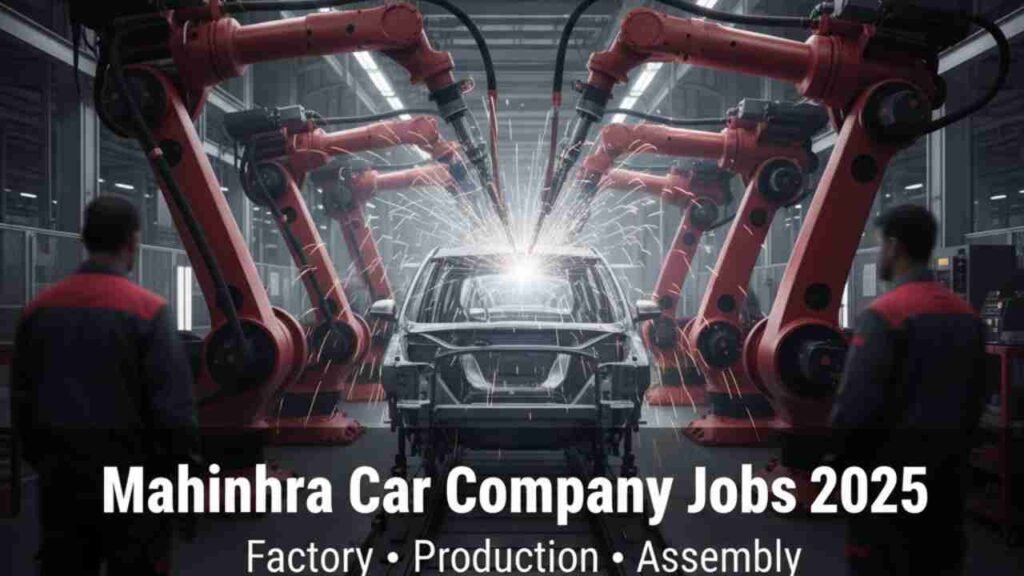 Mahindra Car Manufacturing Company Jobs 2025