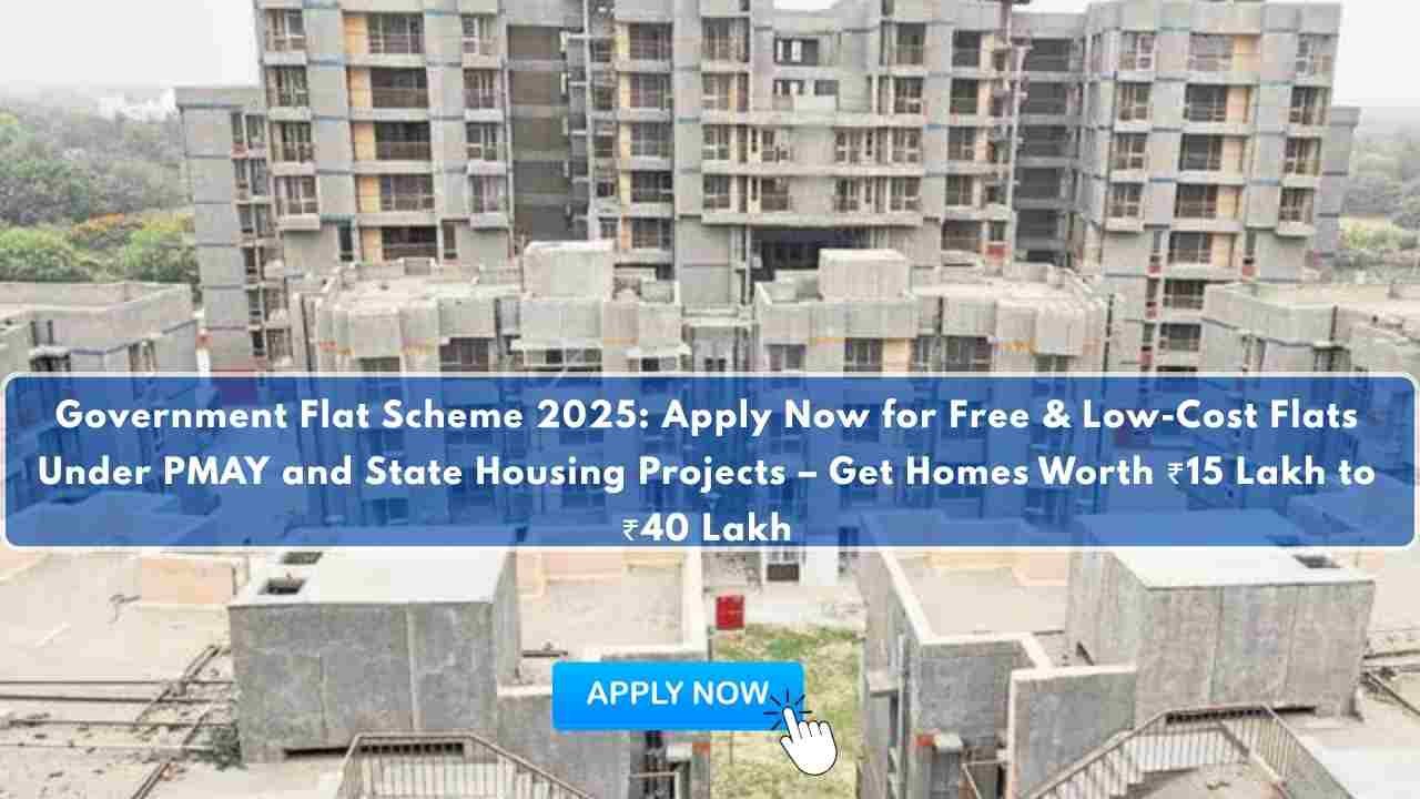 Government Flat Scheme 2025: Apply Now for Free & Low-Cost Flats Under ...