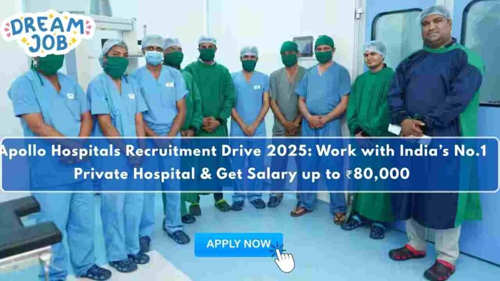 Apollo Hospitals Recruitment Drive 2025