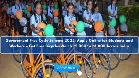 Government Free Cycle Scheme 2025: Apply Online for Students and Workers – Get Free Bicycles Worth ₹5,000 to ₹8,000 Across India Government Free Cycle Scheme 2025