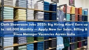 Cloth Showroom Jobs 2025
