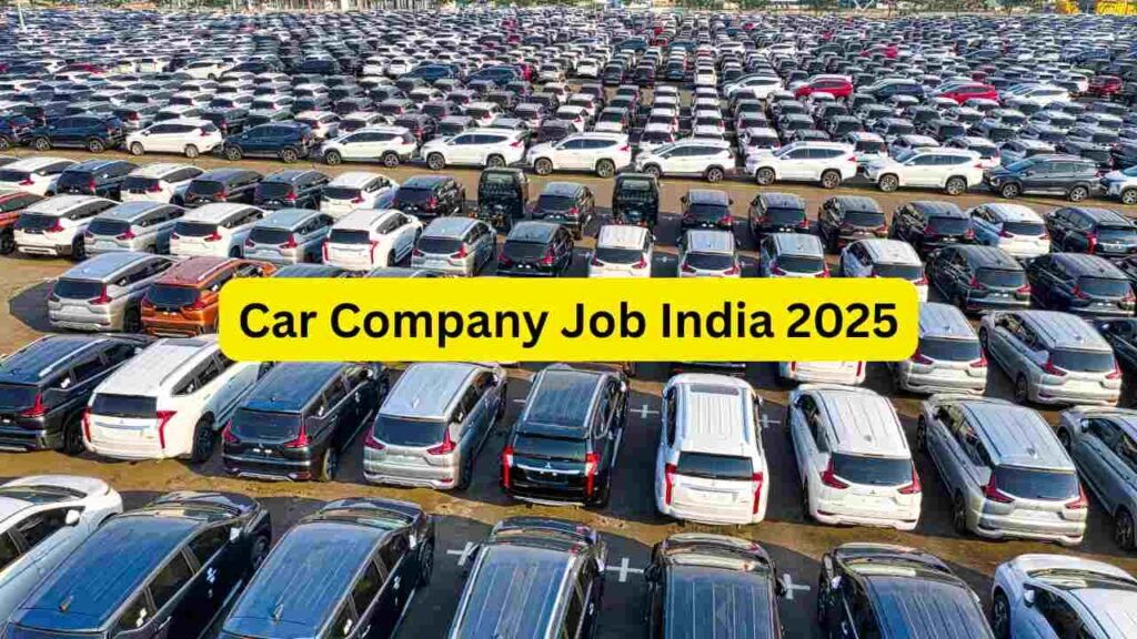 Maruti Car Company Job India 2025: Factory Workers, Technicians, Sales Executives, Service Advisors, Insurance Desk & EV Hiring