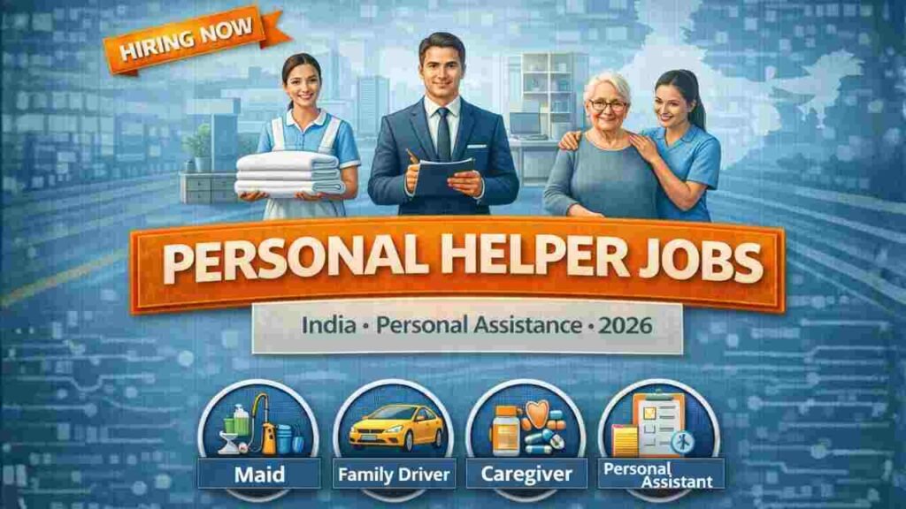 Personal Helper Jobs India 2026 – High Paying Private Helper Careers, Salary, Skills, Demand & Complete Guide
