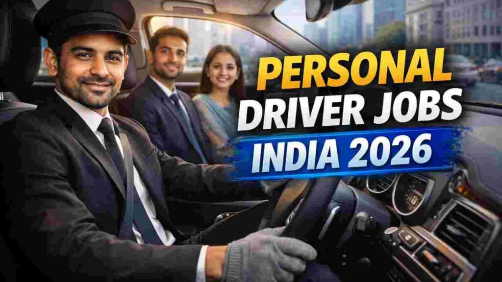 Personal Driver Jobs India 2026 – High Paying Chauffeur, Private Driver, Office Driver & Family Driver Careers