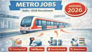 Metro Jobs India 2026 – Station Staff, Operations, Security, Cleaner, Technical & Support Roles