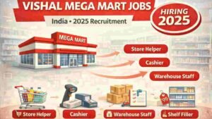 Vishal Mega Mart Jobs India 2026 – Store Staff, Cashier, Sales Executive, Warehouse & Support Roles