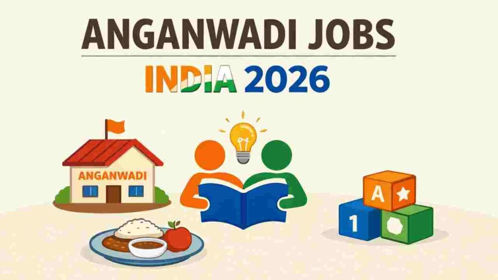 Anganwadi Jobs India 2026 – High Paying Government Jobs for Women, Supervisor, Worker, Helper & ICDS Recruitment