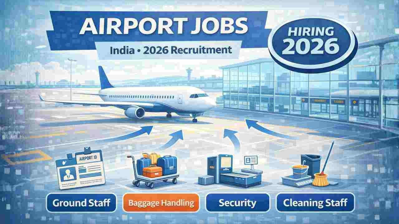 Airport Jobs 2026 – High Salary Aviation Jobs in India | Ground Staff ...