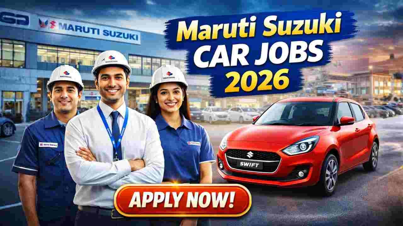 Maruti Suzuki Car Jobs 2026 – High Paying Automobile Careers, Salary ...