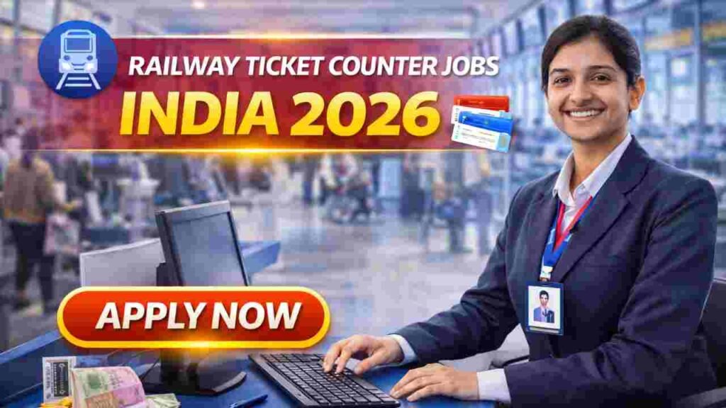 Railway Ticket Counter Jobs 2026