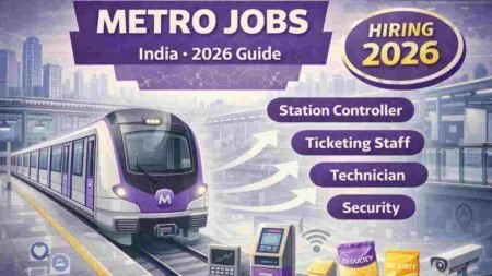 Metro Jobs in India 2026 – Station, Operations, Technical, Security & Support Roles
